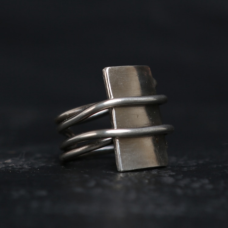 Rostfritt stål viking enkel ring geometri vintage hammare retro punk klassisk ring manlig finger kärlekssmycken för man osr 526