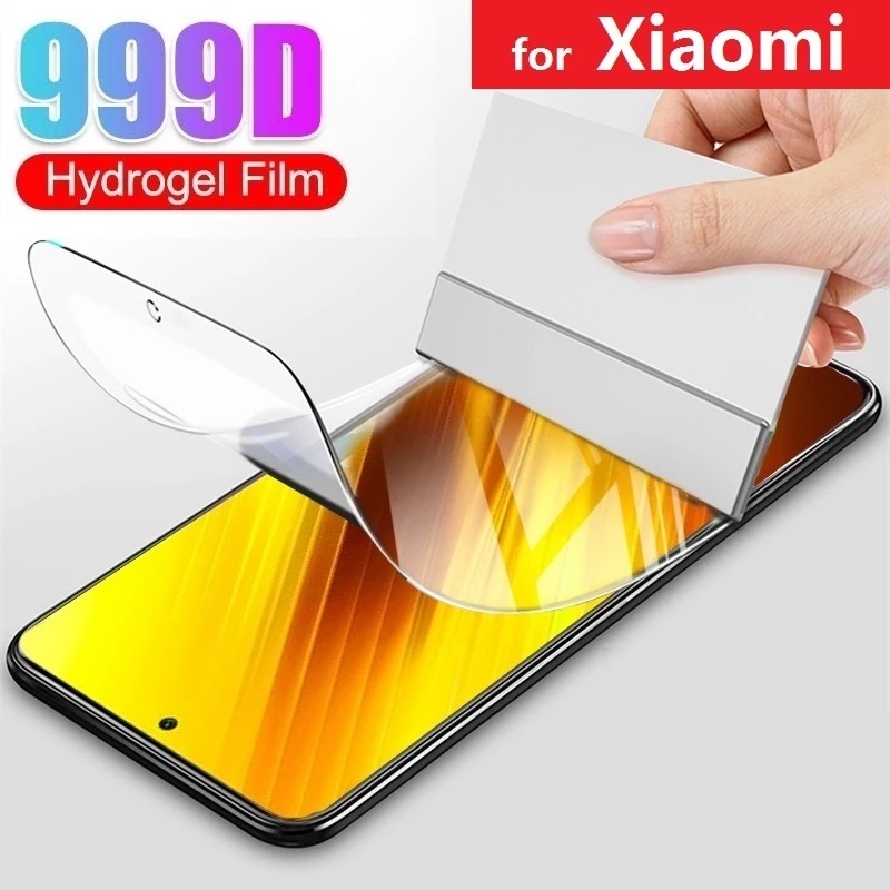 Película de hidrogel 9D para Xiaomi Poco M3 X3 NFC F2 Pro F1, Protector de pantalla para Xiaomi Mi 9 SE 10 A3 A2 Lite 9T Pro, película protectora