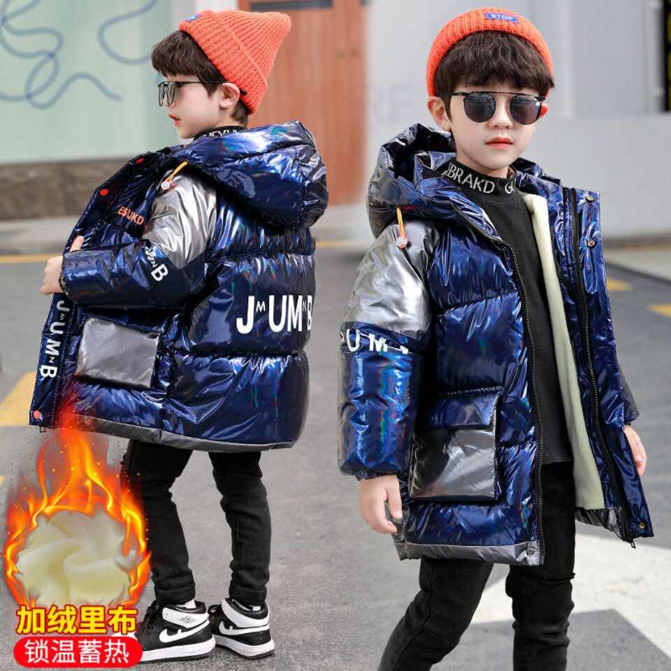 Meninos jaquetas 2021 casacos de inverno para baixo algodão com capuz outerwear crianças jaquetas para criança menino à prova vento outerwear 2 3 4 5 6 anos