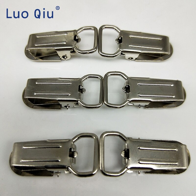 Lille 10mm sølv metalbetræk cirkulær sutteholder vante clips holdere til projekt håndværk 100 stk/parti
