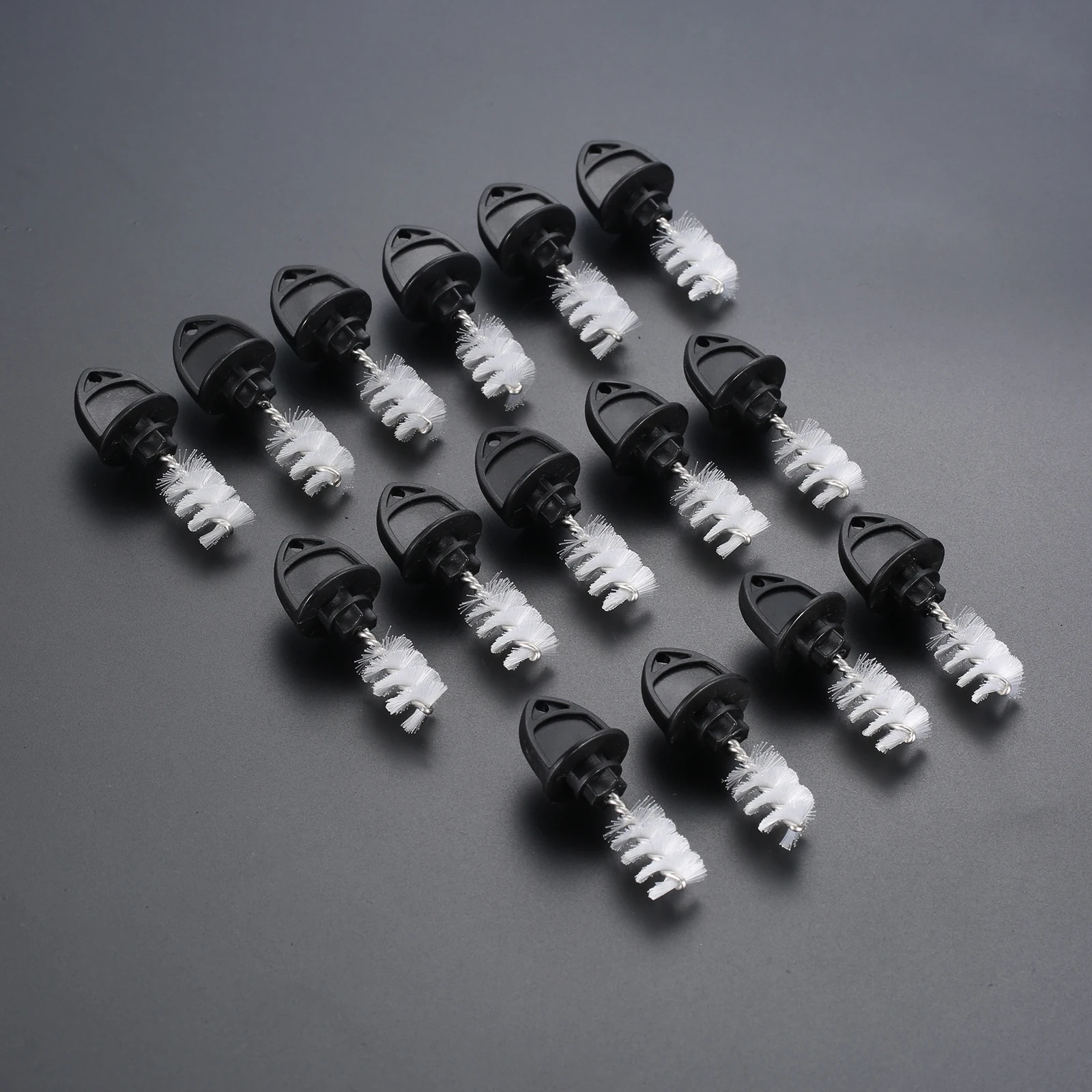 15Pcs Bier Tap Plug Borstel Kraan Uitloop Borstel Pluggen Cap Bier Kraan Tap Schoonmaken Plug Hygiëne Borstels Voor Draft bier Accessoires: Black