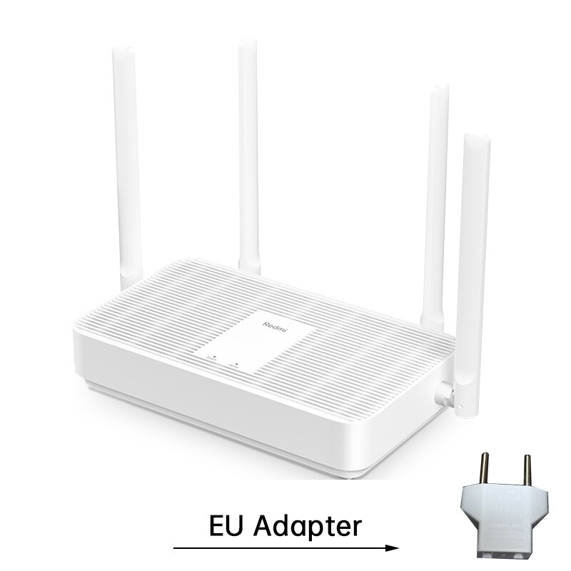 Xiaomi Redmi Router AX5 WiFi 6 1800 5-Core 256M Memory Mesh Home IoT 4 Signal Amplifier 2.4G 5GHz Both 2 Dual-Band OFDMA: add EU Adapter