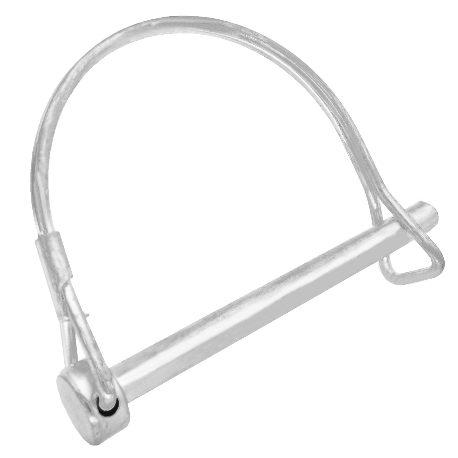 Sneltrailer Koppeling Veiligheid Drukknop Pin Lock 1/4 ”6Mm Dia X 50Mm 70Mm D Ring Rond Boog Trekhaak Boot Fiets Auto Onderdelen