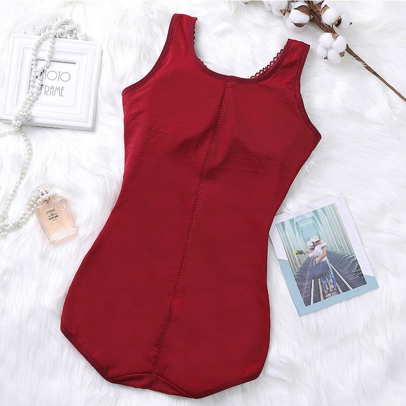 Women's Slimming Underwear Bodysuit Bra Body Shaper Waist Trainer Shaper Shapewear Slimming Bodysuits Hook Corset with velvet