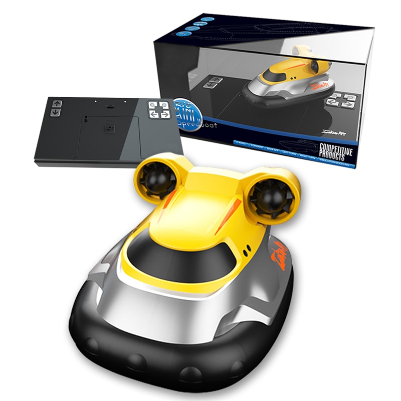 2.4G Mini Rc Boot Afstandsbediening Speedboot Rc Hovercraft Speedboot Modellen Voor Jongens Kinderen Water Zwembad Speelgoed