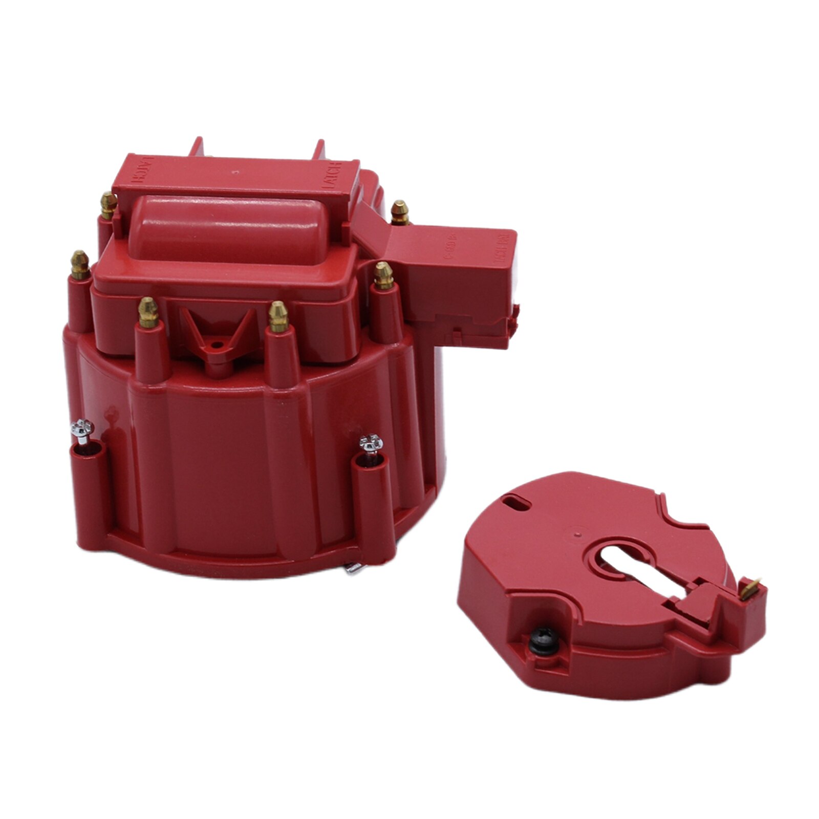 Red Distributor Cap & Rotor Kit For SBC 305 35... – Vicedeal