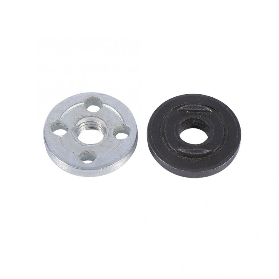 1 Pair flange Replacement Electrical Angle Grinder Fitting Part Inner Outer Flange for Makita 9523 flange stainless