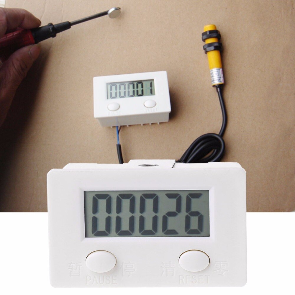 5 Digit Digital Electronic Counter Puncher Magnetic Inductive Proximity Switch Counters