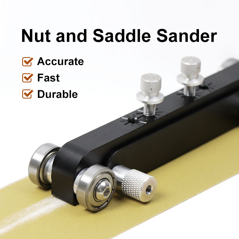 Guitar Nut and Saddle Sander Electric and acoustic guitar string action adjustment string instruments repaire tool