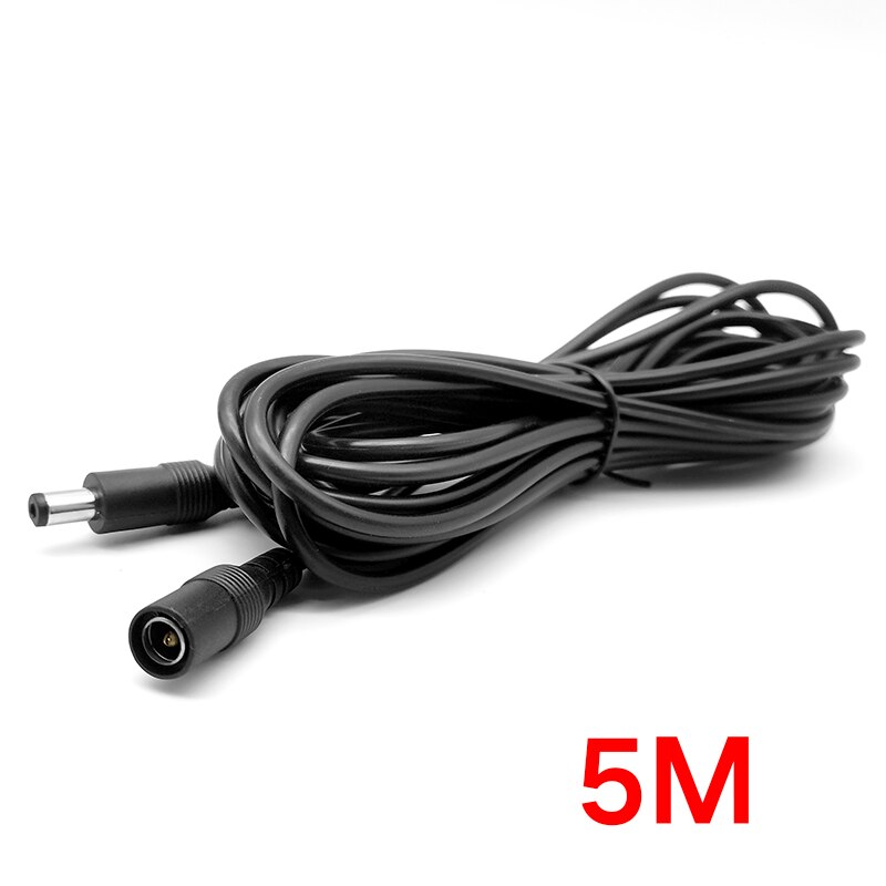 1m 2m 3m 5m 10m 12v dc jatkojohto 5.5*2.1mm uros naaras virtajohto dc -liitin led -nauhavalosovittimelle cctv -kamera