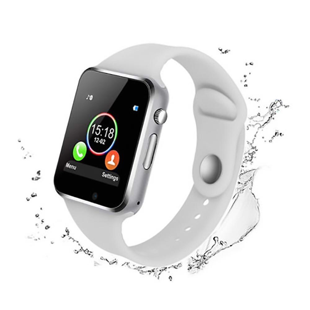 Smart Horloge Bluetooth Wrist Sport Stappenteller Met Sim Camera Waterdicht Voor Android Ios Intelligente Lichaam Sensor