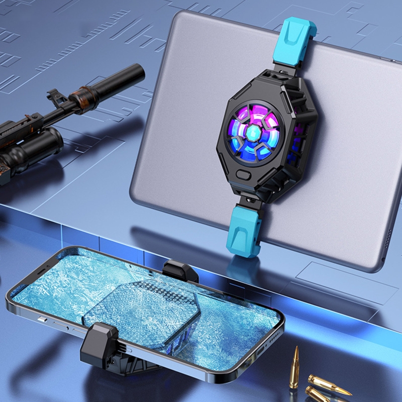 Halfgeleider Bevroren Radiator Voor Tablet Mobiele Telefoon Pad Mini High Tech Turbo Fan Snelle Cooling Grote Wind Dubbele Koeling