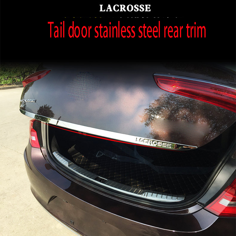 2016-2018 para buick lacrosse especial caixa de decoração de backup porta cauda decoração tira brilhante