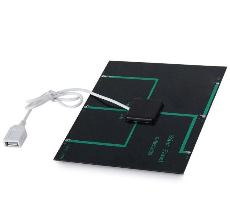 6v 3.5W Solar Charger Polycrystalline Solar Cell Solar Panel USB Solar Mobile Charger For Power Bank