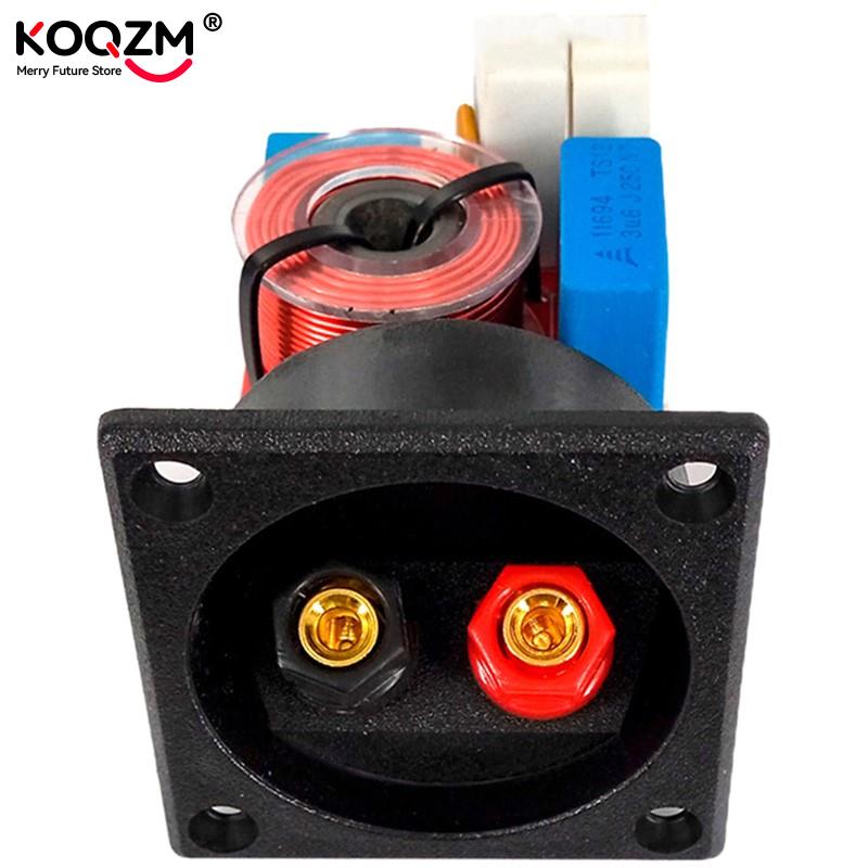 Divisor de Frequência Ajustável de Graves Agudos, Coluna 2 Way, Filtros Crossover de Áudio, 4-6 Polegadas, 4-8 Ohms, 48Hz-20KHz, 80W