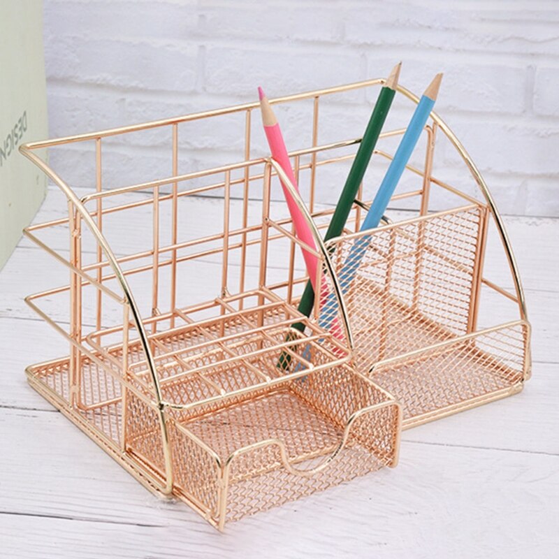 Multi-function Desk Organizer Storage Rack Desktop Pen Holder Large Capacity Stationery Case School Office Suppies