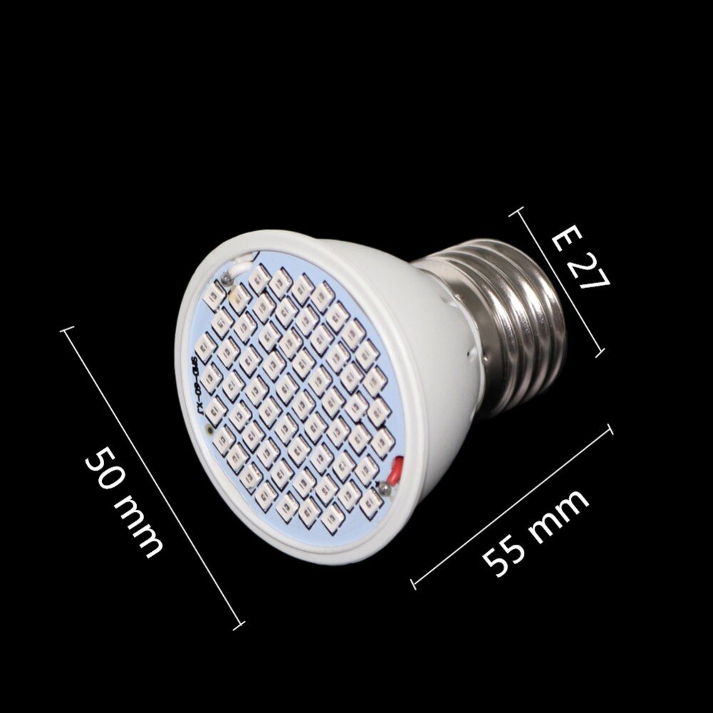 220V 4W Plant Grow Light Greenhouse E27 LED Plant Lamp Garden Grow box Flower seedling pot Growth Fill Light