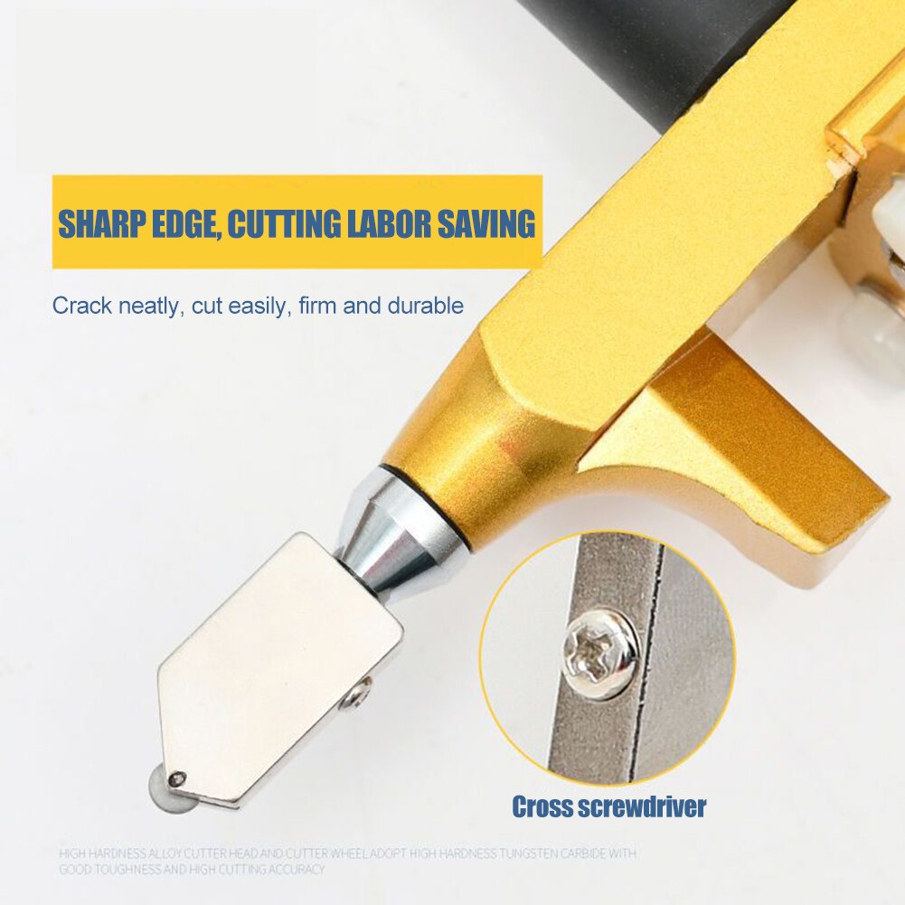 2 In 1 Keramische Tegel Opener Divider Diamant Snijden Handheld Handleiding Glassnijder Tegel Grens Opener Labor‑saving Cutter