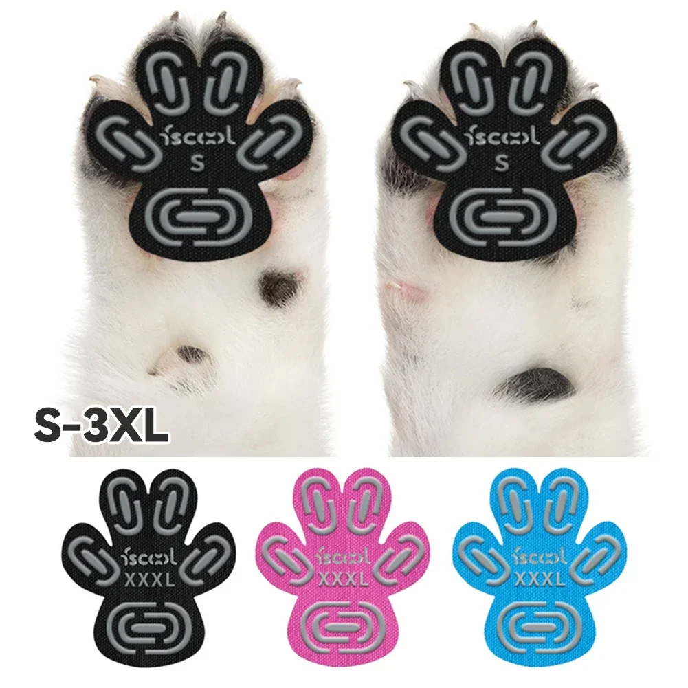 Almohadillas para dedos de los pies de perro, protectores de patas que proporcionan tracción del pie para perros mayores en suelos deslizantes, Ideal para protección de pavimiento en , 4 Uds.