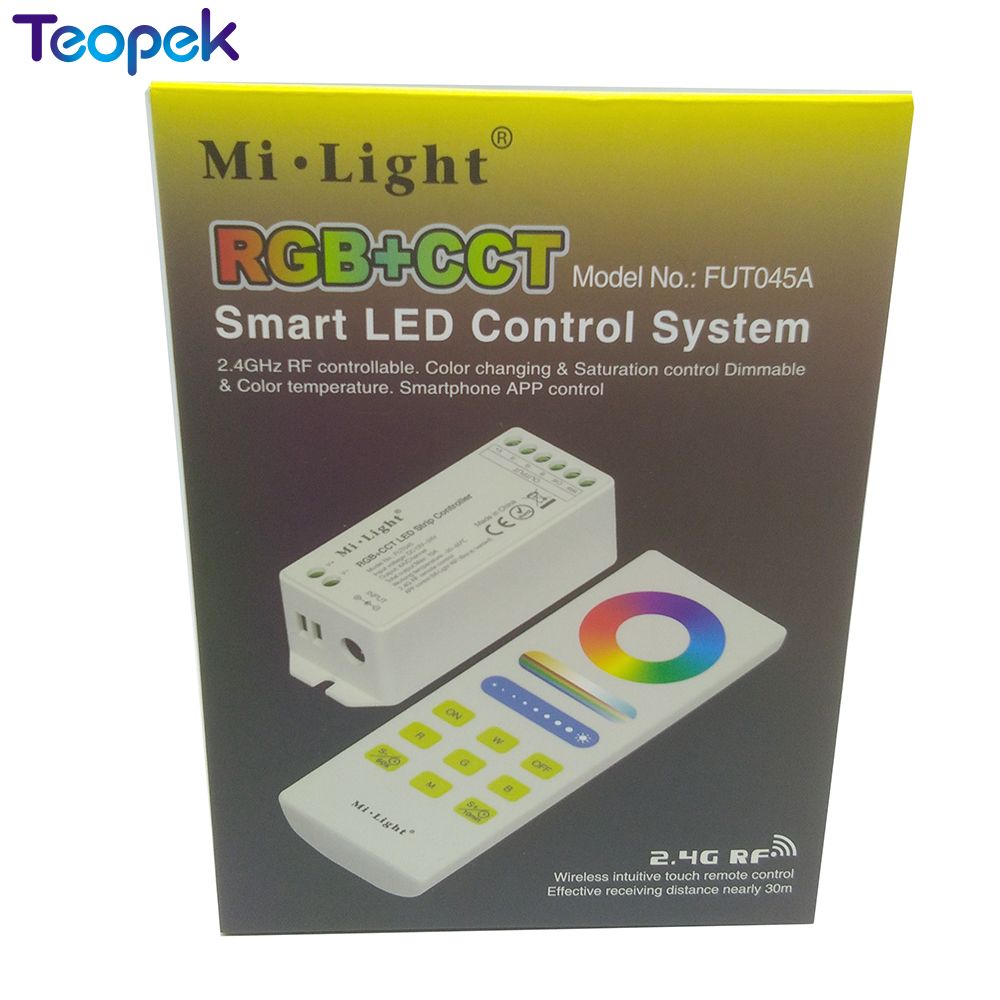 MiBoxer FUT045 RGB + CCT LED Controller AUTO-SYNC Zeit funktion + FUT088 RGB + CCT Full Touch Fernbedienung