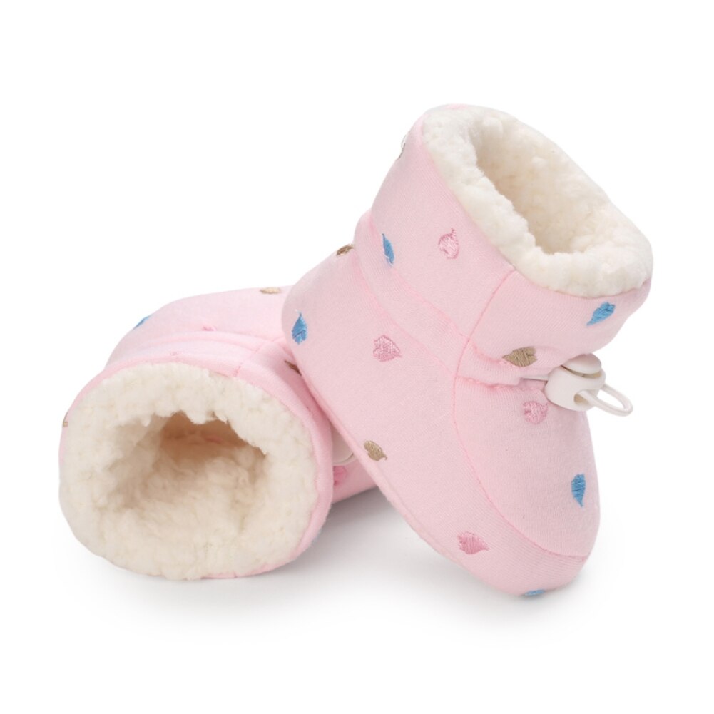 Baywell Winter Pasgeboren Baby Katoen Warm Booties Jongen Meisje Ster Schoenen Peuter Comfort Soft Anti-Slip Baby Schoenen Eerste wandelaars