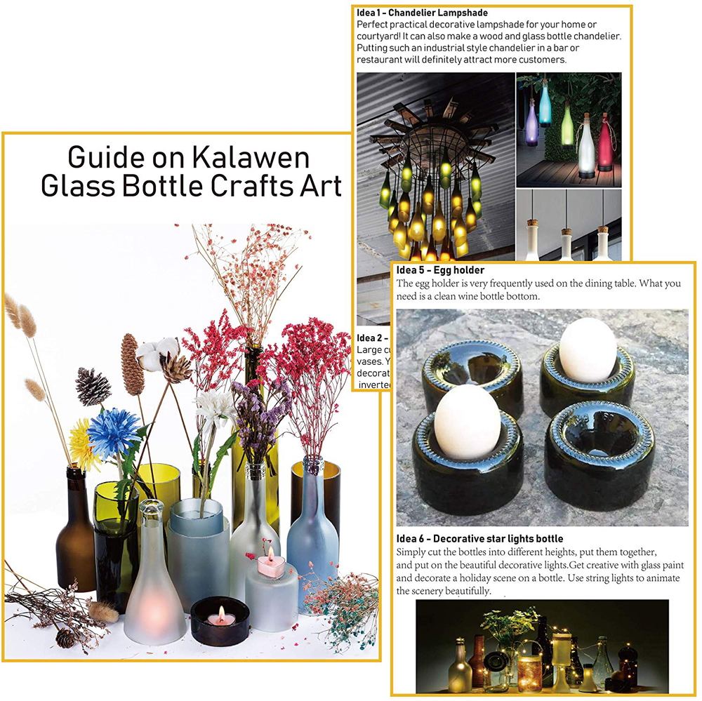 Stainless Steel Glass Bottle Cutter DIY Cutting Tool Adjustable Metal Glass Bottle Cut Machine Cutting Tools for Bottles