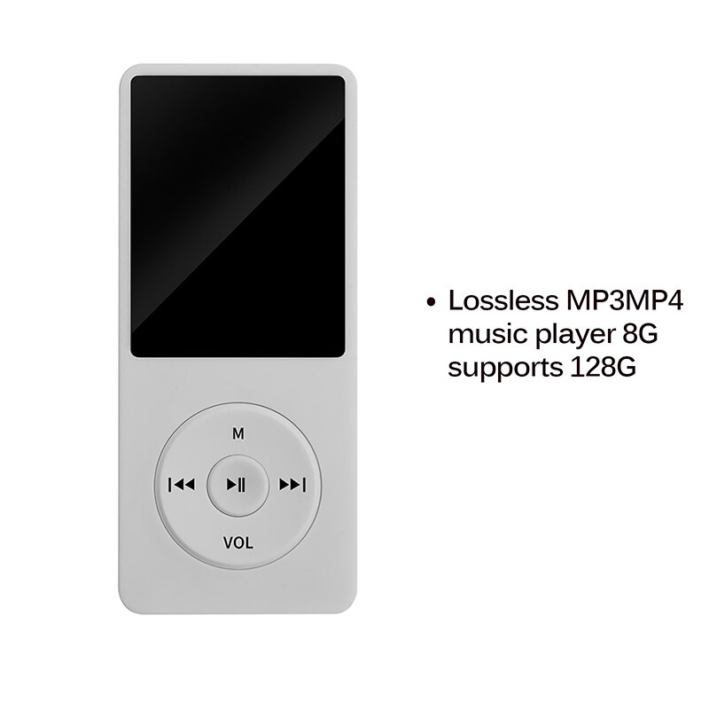 Hifi-mini-wiedergabe,  mp3 mp4 multifunktionale musikplayer, fm-recorder, tf-kartensteckplatz , 60 stunden akkulaufzeit , 4.1 bluetooth-verbindungen, text- und e-book-funktion