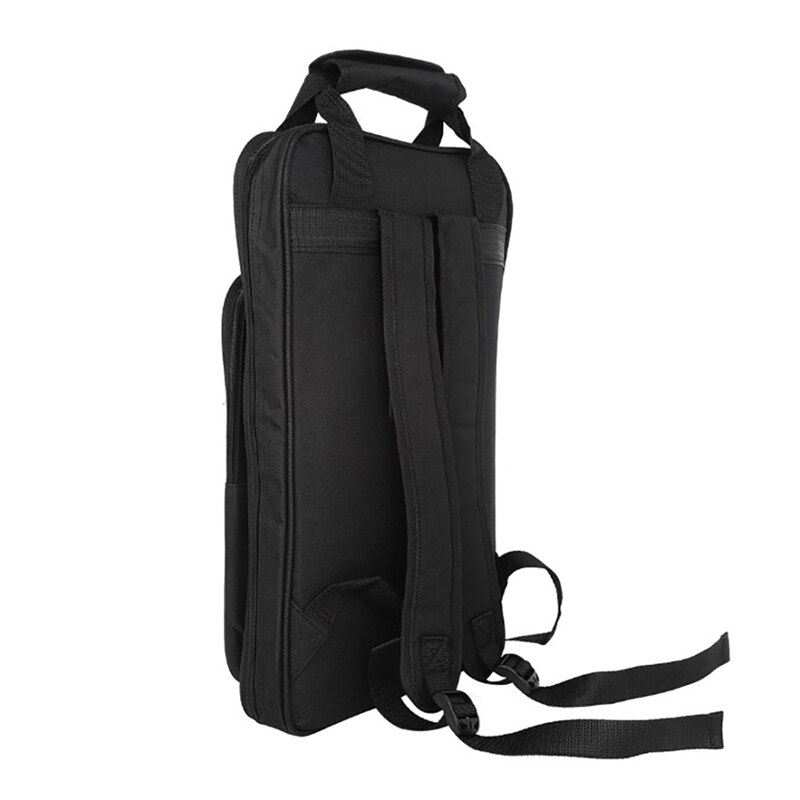 Bolsa de almacenamiento de palo de tambor de algodón grueso, palos de percusión musicales portátiles, mochila de almacenamiento, accesorios de instrumentos