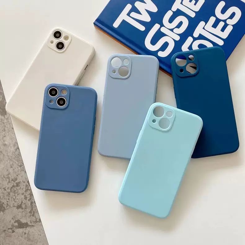 Wielokolorowe silikonowe etui na telefon komórkowy Tpu 1 szt. do iPhone 15 14 13 Silikonowe etui na Apple iPhone Etui Silikonowe