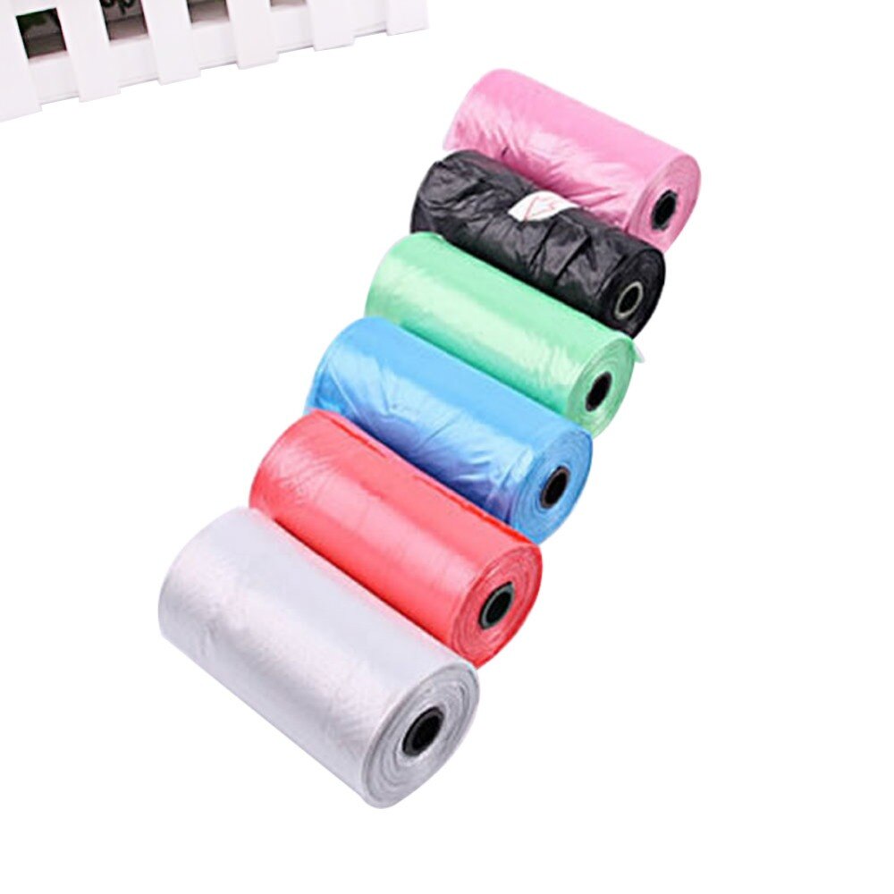 Nuovo 1 rotolo Pet Dog immondizia borsa da viaggio per la pulizia raccogliere rifiuti Poop Bag ricariche fornitura per criceto