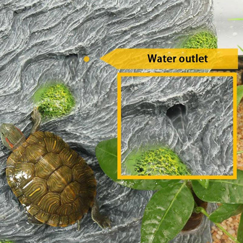 Turtle climbing platform Plastic Turtle Pier Dock Basking Platform Shelf Decoration Crawler Roof Terrace Island Climb Aquarium