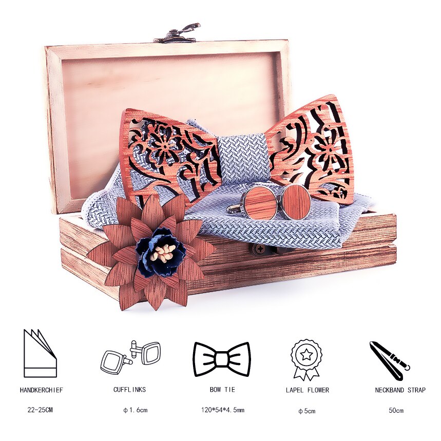 Legno Gravata di Legno Legami di Arco in Legno Fatti A Mano di Personalità Accessorio Cravatte per Gli Uomini Farfalla cravatta Arco di Legno cravatta