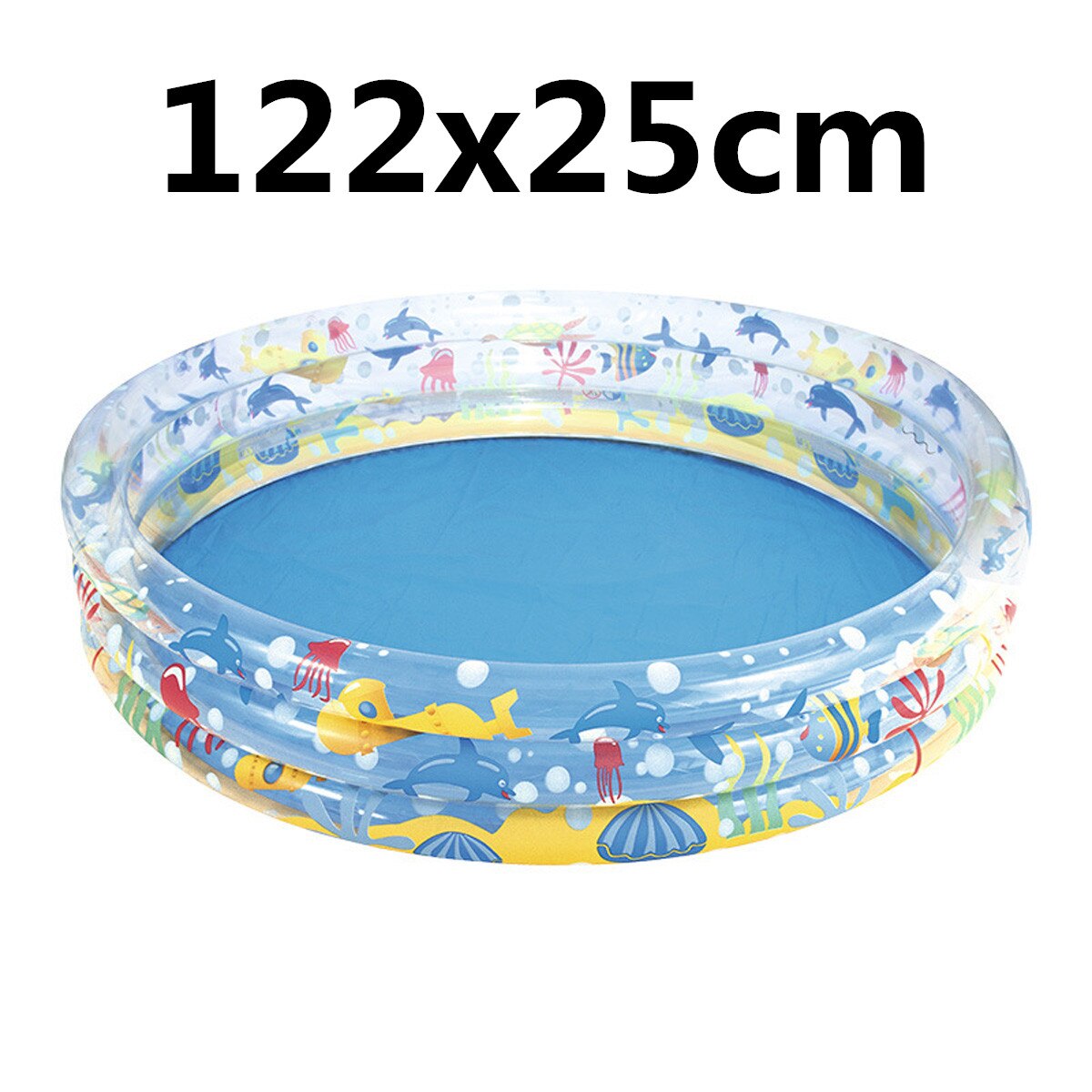 Hjem oppustelige baby swimmingpool bærbare bolde lege pool bærbare foldbare kugle vaskbare skridsikre ocean børn sikkerhedsbarriere: 1.22m