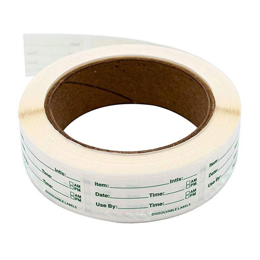 Étiquettes alimentaires adhésives amovibles étiquettes alimentaires stockage des aliments congélateur autocollant papier pour cuisine nourriture Date sûre fournitures: Default Title