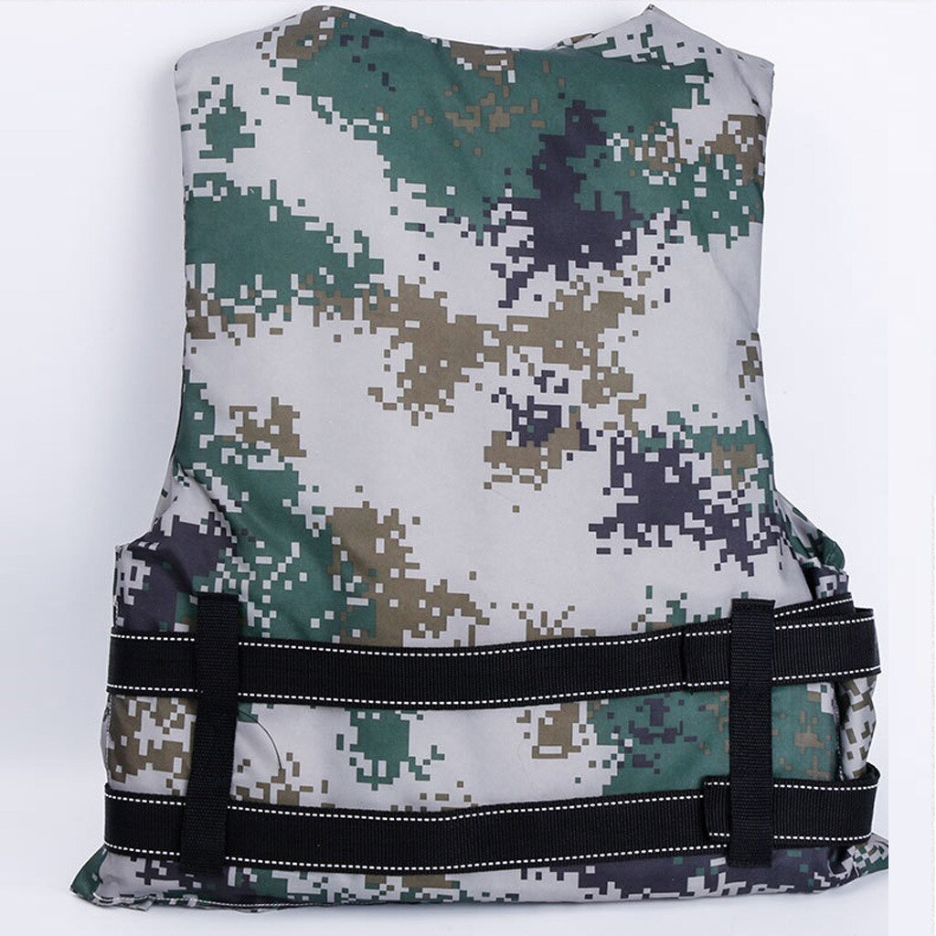 High Durable Fishing Life Jacket Water Sports Floatation Vest Adults Fishing Boat Watersport Adjustable Life Jacket Aid Vest