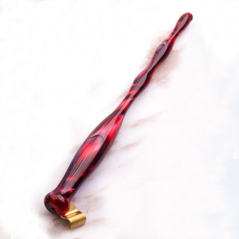 Handmade Resin Oblique Calligraphy Dip Pen Holder Copperplate Script Er Es Nib Holder Birthday Dip Pen