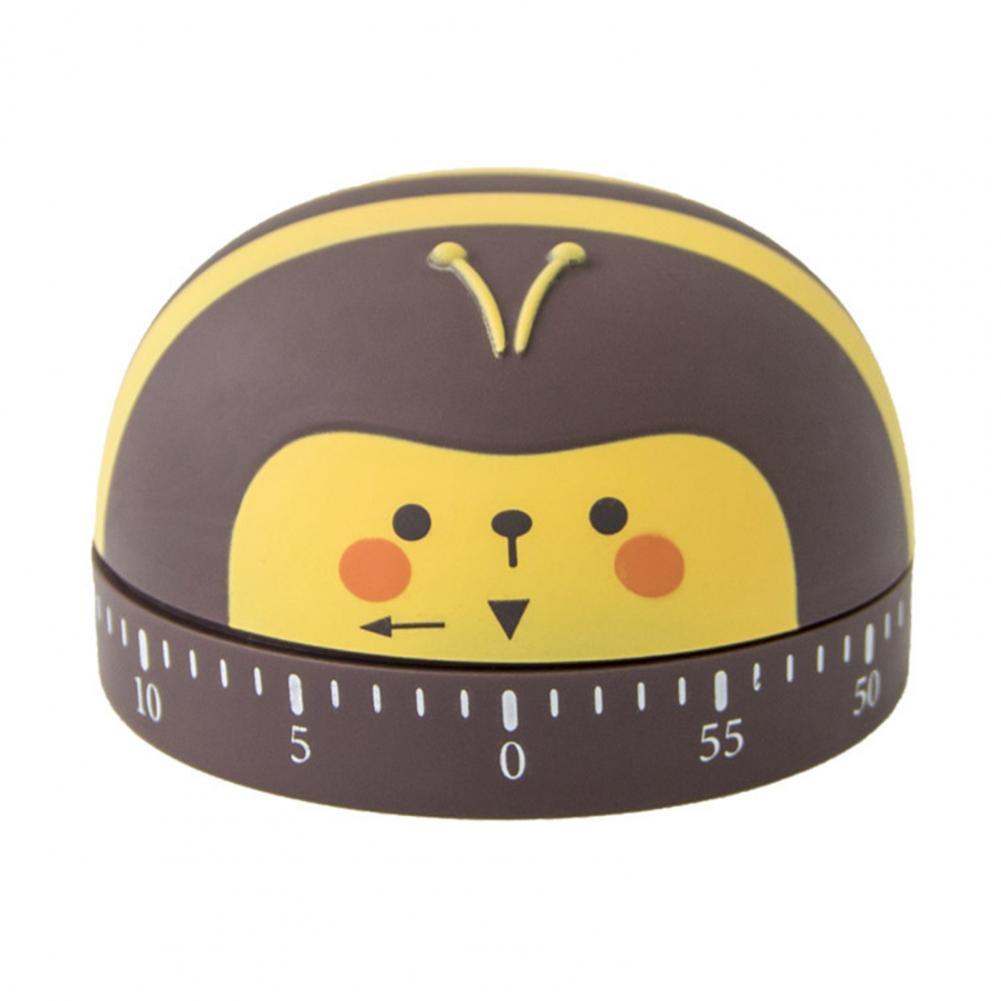 Bee Shape Kitchen Timer Mechanical Timer Reminder Decorative Desktop Countdown Timer кухонный таймер ,таймер кухонный: Yellow