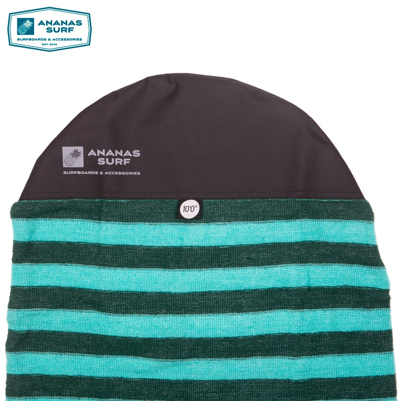 Ananas-chaussette de planche de Surf, 10'0 pouces, 300 cm, 10ft. Sac de couverture souple pour le nez rond, longboard, pour surf, tissu en tricot éponge extensible