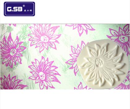 Spons stempel met verschillende vormen bloem patroon voor muurschildering 6''inch 160mm 16 cm spons seal kit | NO.CT-08