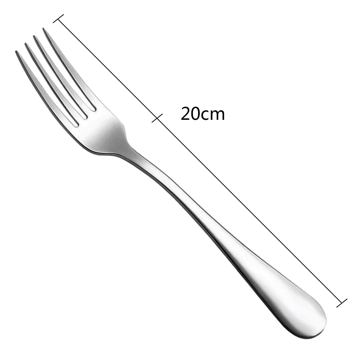 Dinner Forks, Heavy-duty Stainless Steel Dinner Forks Set of 8