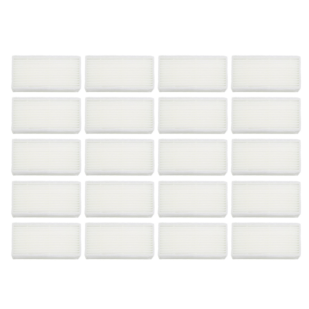 Per ilife v5 v5s V3 V3s v5pro V50 V55 x5 v5s pro aspirapolvere robot parti spazzola laterale filtro antipolvere primario mop filtro Hepa: 20PCS