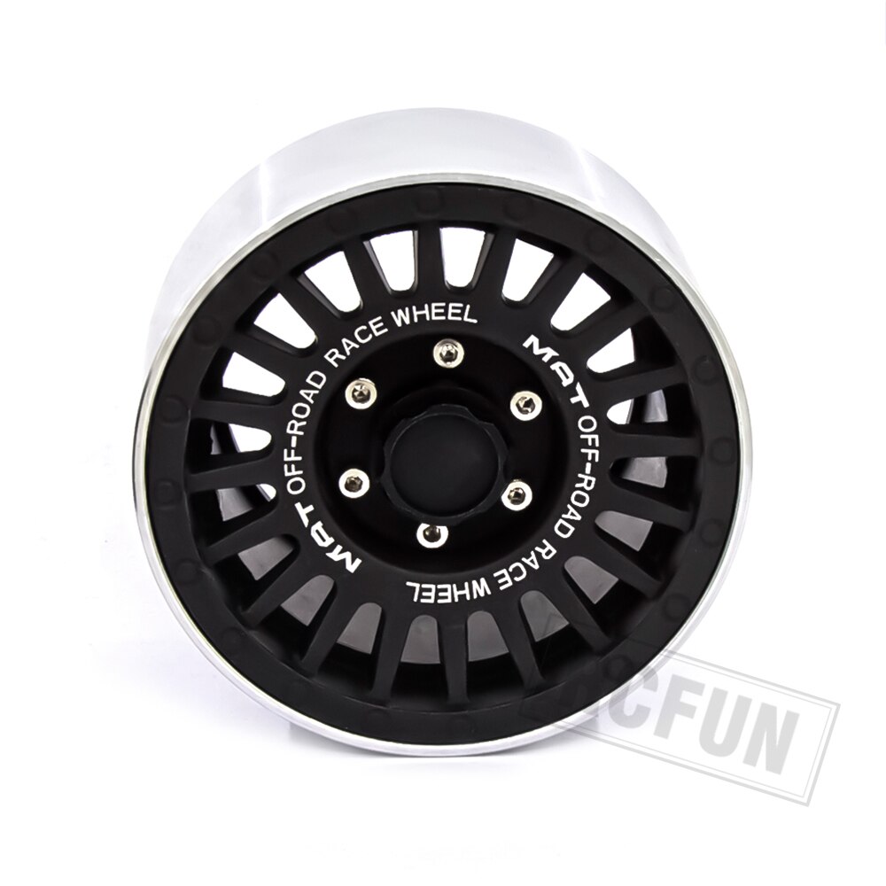 4pcs RC Car Off-road Metal Race Wheel Beadlock Wheels Rims 2.2inch for 1/10 Axial SCX10 trx4 Wraith RR10 RC Car Accessories: 1pcs