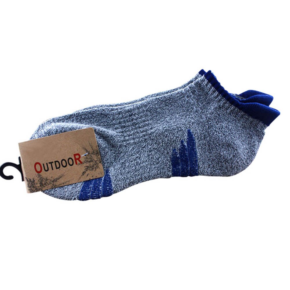 1 par deporte al aire libre medias cortas para hombre de algodón puro deslizamiento único escalada calcetines cortos de tobillo anti fricción transpirable Casual Hombre