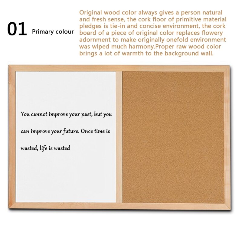 Whiteboard Drawing Message Cork Board Wood Frame Whiteboard Drawing Boards Combination Bulletin Magnetic Marker Board