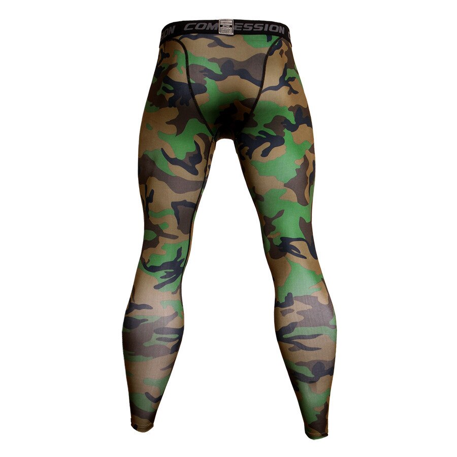 Menn kamuflasje kompresjon motorsykler sportsklær jogge t-skjorter leggings treningsdress sett menn treningsstudio Fitness crossfit klær