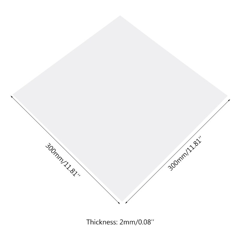 Lente de Fresnel PMMA cuadrada de 300x300mm, lente de concentración, lupa, herramientas para hacer fuego, lente de experimento científico