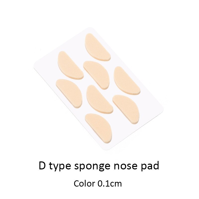 Blødt skum/silikone næsepuder selvklæbende briller eva næsepuder anti-slip briller ingen makeup næse puder briller næse puder: 5