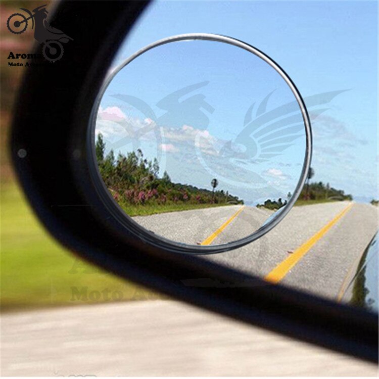 Espelhos retrovisores para moto, 3 tamanhos, unviersal, acessório para moto, amplo campo, espelho convexo, espelhos adicionais para carro, retrovisor para motocicleta