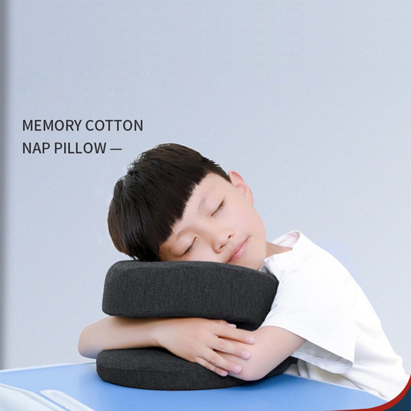 Memory Foam Nap Pillow For Travel Headrest Neck Support Cushions Office Rest Lunch Break Pillow Orthopedic Student Desk Sleeping