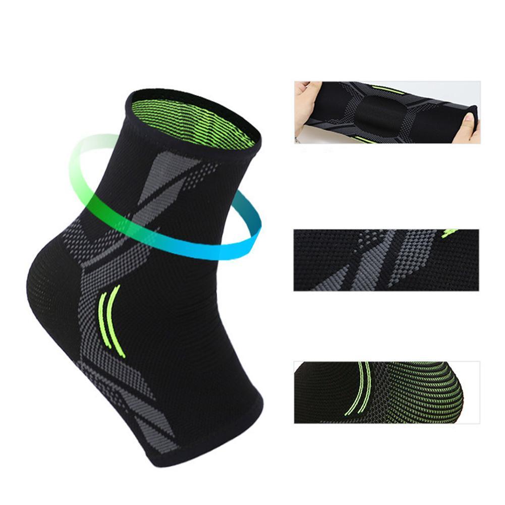 1 Pcs Enkelbrace Compressie Ondersteuning Mouwen Elastische Ademend Voor Letsel Herstel Gewrichtspijn Mand Femme Voet Sport Sokken